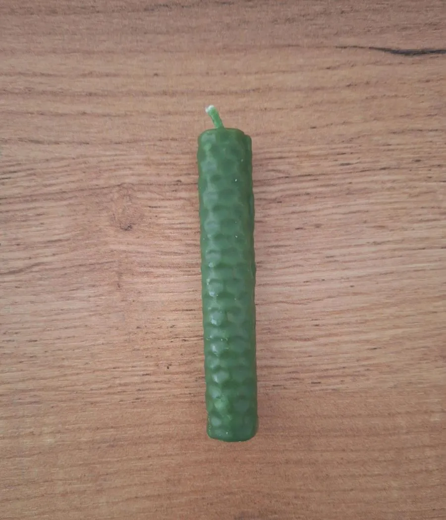 Verde Vela panal de miel de color 10x1cm Verde Vela panal de miel de color 10x1cm