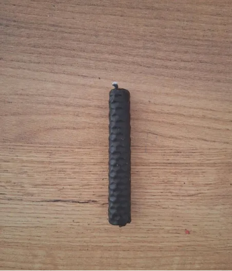 Negro Vela panal de miel de color 10x1cm