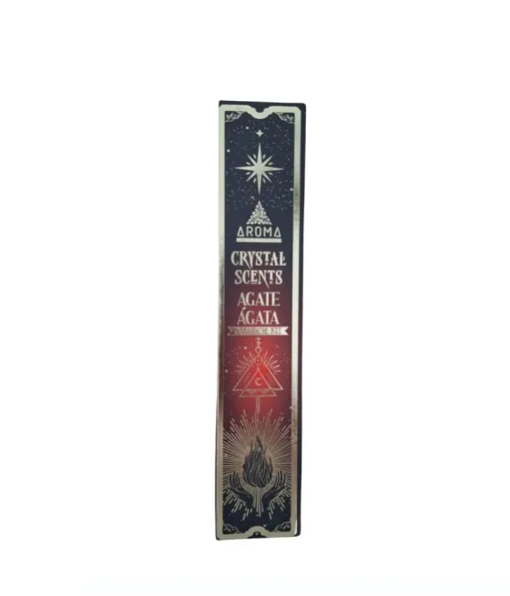 Agata Incienso aroma Crystal Artesanal - Equilibra Energías
