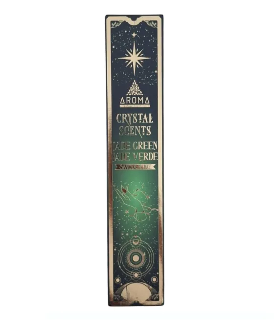 Jade Verde Incienso aroma Crystal Artesanal - Paz Interior