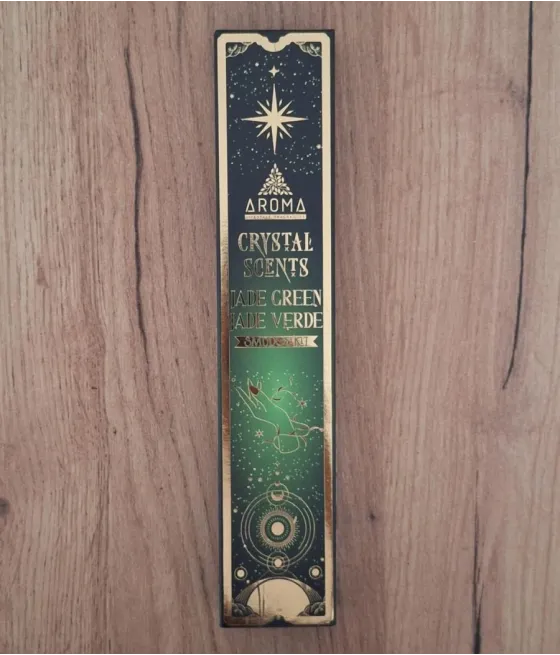 Jade Verde Incienso aroma Crystal Artesanal - Paz Interior